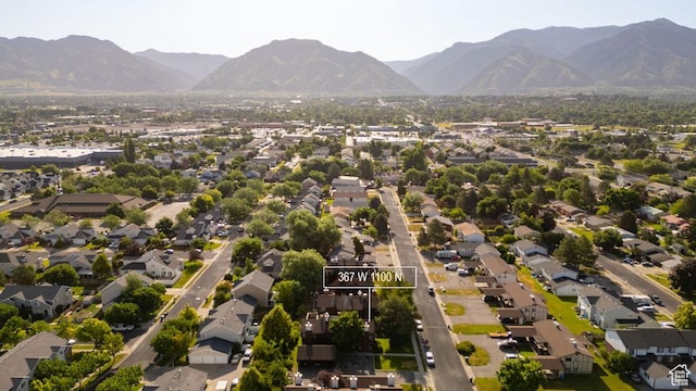 357 W 1100 N Unit 7, Logan, UT 84341 - aerial view of residential area featuring a mountain backdrop