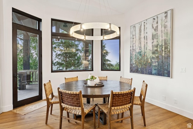 1427 Eagle Way, Park City, UT 84060 - dining space featuring light wood-style flooring