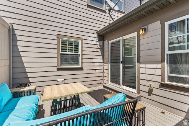4269 W Lake Brg S, South Jordan, UT 84009 - wooden terrace with outdoor lounge area