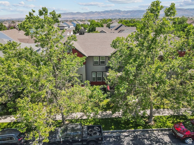 4269 W Lake Brg S, South Jordan, UT 84009 - aerial view of residential area with a mountain backdrop