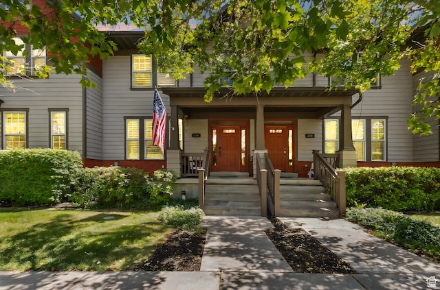 4269 W Lake Brg S, South Jordan, UT 84009 - townhome / multi-family property featuring a porch