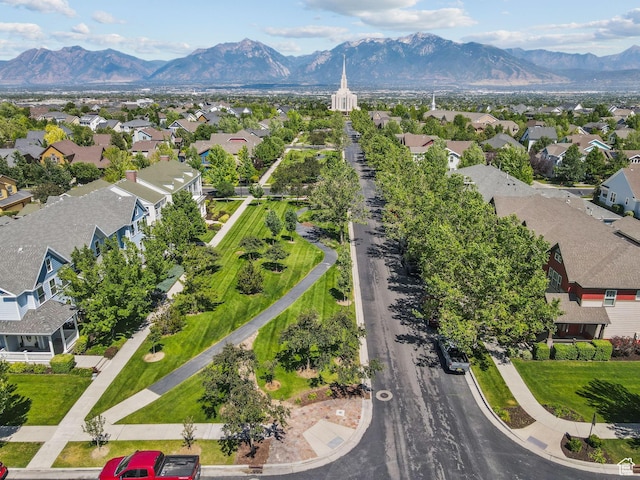 4269 W Lake Brg S, South Jordan, UT 84009 - aerial perspective of suburban area with mountains