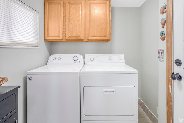 1225 N Dixie Downs Unit 119, St George, UT 84770 - laundry area with washer and clothes dryer and cabinet space