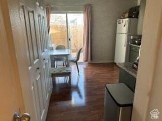 1793 W Trafalga Way N Unit F, Salt Lake City, UT 84116 - dining space featuring dark wood finished floors