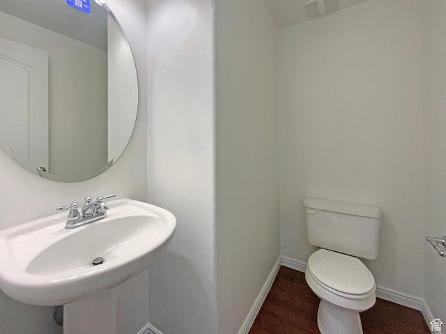 6842 W Grevillea Ln, West Jordan, UT 84081 - bathroom with a sink and wood finished floors