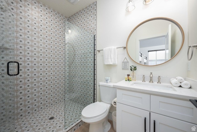 4254 W Cambridge Pkwy, Hurricane, UT 84737 - bathroom featuring vanity and a tile shower