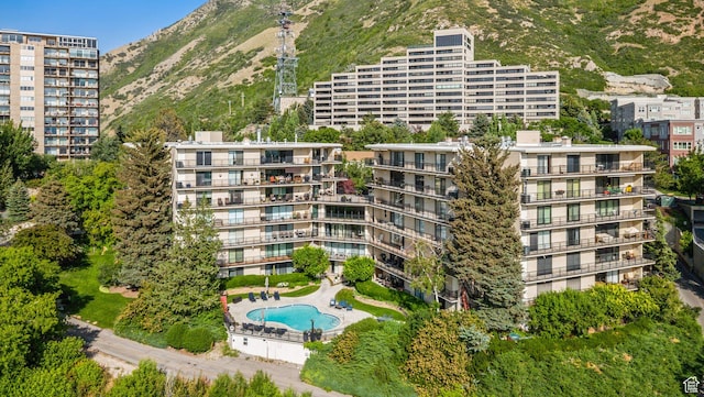 900 S Donner Way E Unit 405, Salt Lake City, UT 84108 - view of apartment building / complex featuring a mountain view