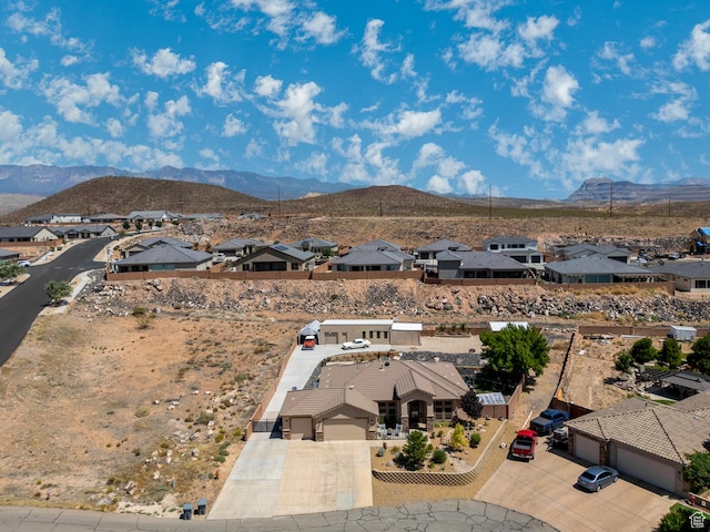 1430 W 365 N, Hurricane, UT 84737 - aerial perspective of suburban area with a mountainous background