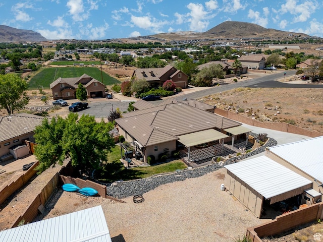 1430 W 365 N, Hurricane, UT 84737 - aerial perspective of suburban area featuring a mountainous background