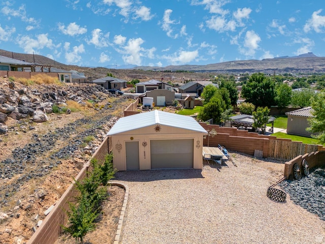 1430 W 365 N, Hurricane, UT 84737 - view of front of home with a mountain view, a residential view, and a garage