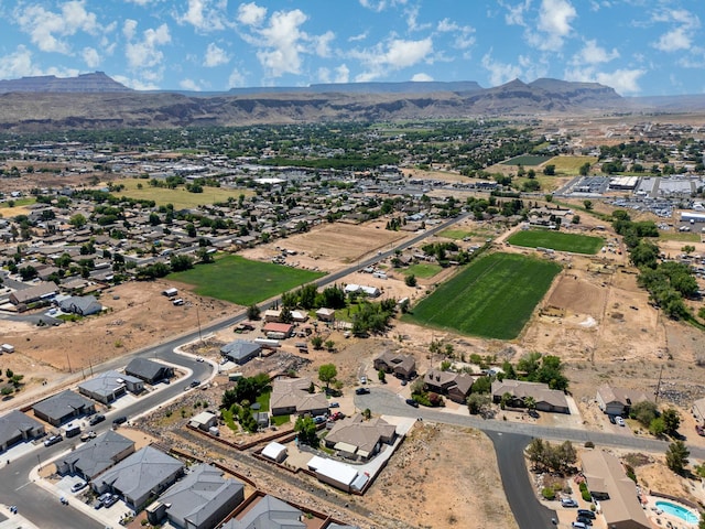 1430 W 365 N, Hurricane, UT 84737 - aerial view of property and surrounding area with a mountain backdrop