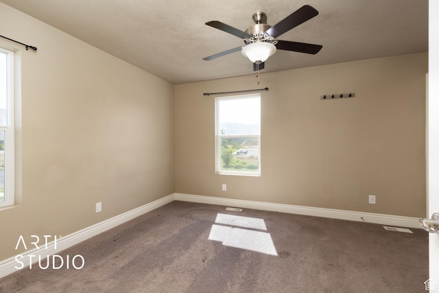 1789 N Aaron Dr E, Tooele, UT 84074 - unfurnished room featuring carpet and a ceiling fan