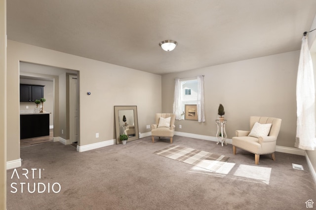 1789 N Aaron Dr E, Tooele, UT 84074 - sitting room featuring carpet floors and baseboards