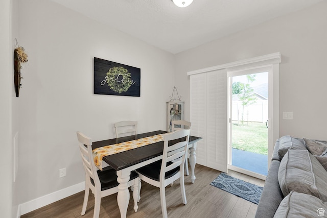 382 E 1850 N Unit 5, North Ogden, UT 84414 - dining area featuring wood finished floors and baseboards
