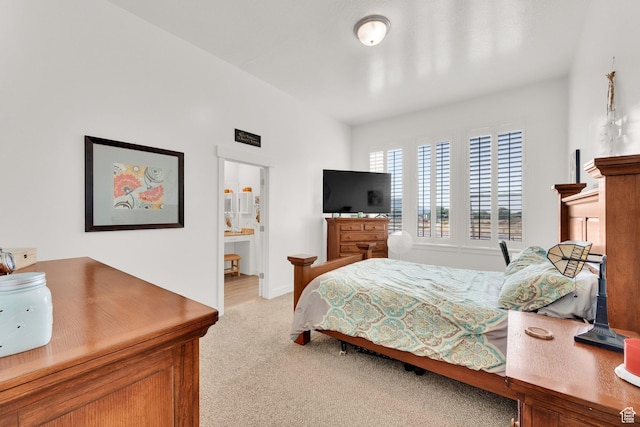 382 E 1850 N Unit 5, North Ogden, UT 84414 - bedroom with light carpet and ensuite bathroom
