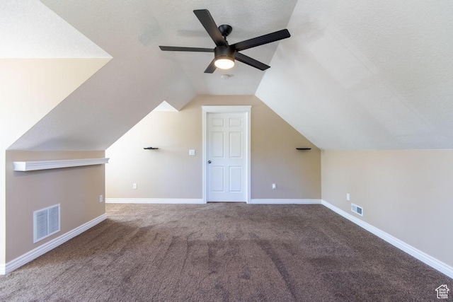 1033 S Southgate Ct W, Logan, UT 84321 - bonus room with carpet floors, ceiling fan, and lofted ceiling