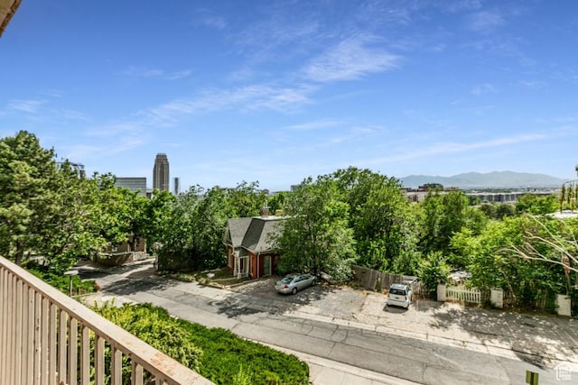 245 N Vine St Unit 205, Salt Lake City, UT 84103 - deck with a mountain view