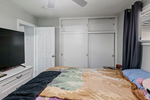 565 W 300 S, Provo, UT 84601 - bedroom with a closet and ceiling fan
