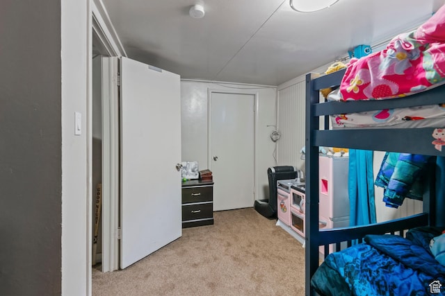 565 W 300 S, Provo, UT 84601 - bedroom featuring light carpet and freestanding refrigerator