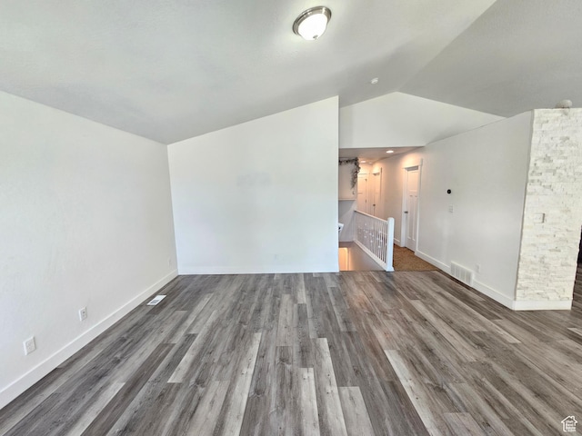 3538 N Willy Way Unit 167, Eagle Mountain, UT 84005 - bonus room with vaulted ceiling and wood finished floors