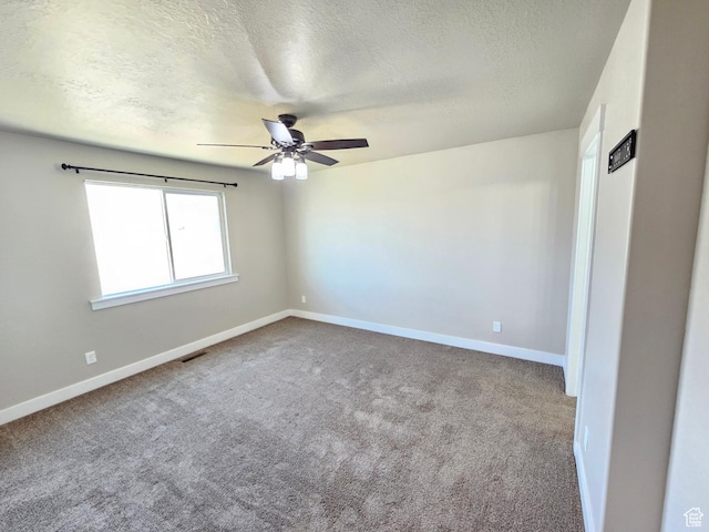 3538 N Willy Way Unit 167, Eagle Mountain, UT 84005 - carpeted spare room featuring a textured ceiling and a ceiling fan