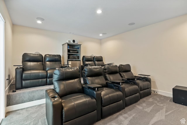 4925 W 3500 S, West Haven, UT 84401 - home theater room with carpet flooring and recessed lighting