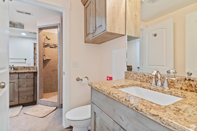 4925 W 3500 S, West Haven, UT 84401 - bathroom with a shower stall, vanity, and tile patterned flooring