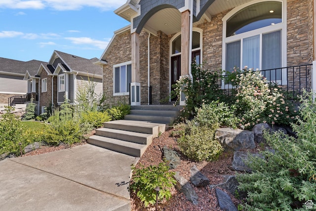 4925 W 3500 S, West Haven, UT 84401 - property entrance with stone siding