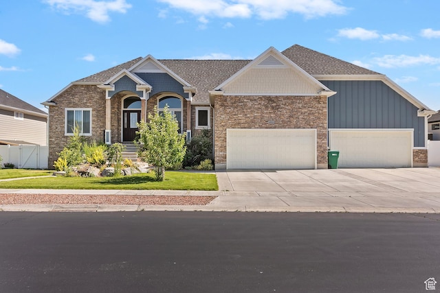 4925 W 3500 S, West Haven, UT 84401 - craftsman house with an attached garage and concrete driveway