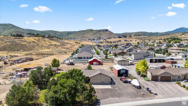 7217 W Mccuiston Ave S, Herriman, UT 84096 - aerial perspective of suburban area with a mountain backdrop