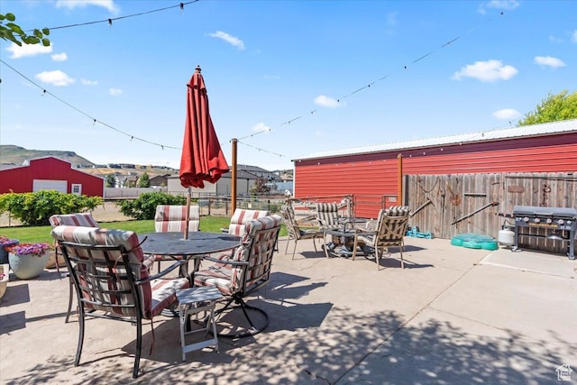 7217 W Mccuiston Ave S, Herriman, UT 84096 - view of patio featuring grilling area and outdoor dining area