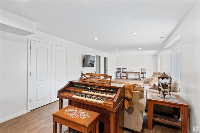 7217 W Mccuiston Ave S, Herriman, UT 84096 - living area with light wood finished floors and recessed lighting