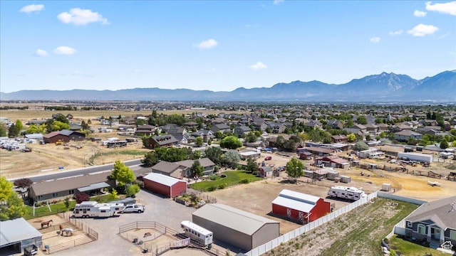 7217 W Mccuiston Ave S, Herriman, UT 84096 - aerial view of residential area featuring a mountain backdrop