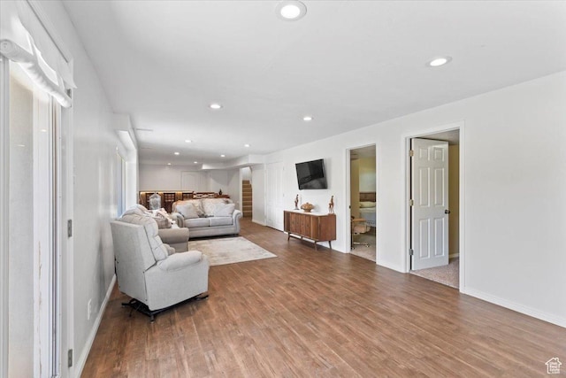 7217 W Mccuiston Ave S, Herriman, UT 84096 - living area with recessed lighting and wood finished floors