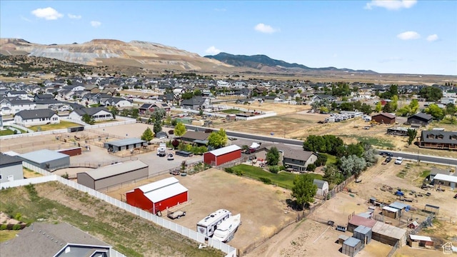 7217 W Mccuiston Ave S, Herriman, UT 84096 - aerial view of residential area featuring a mountain backdrop