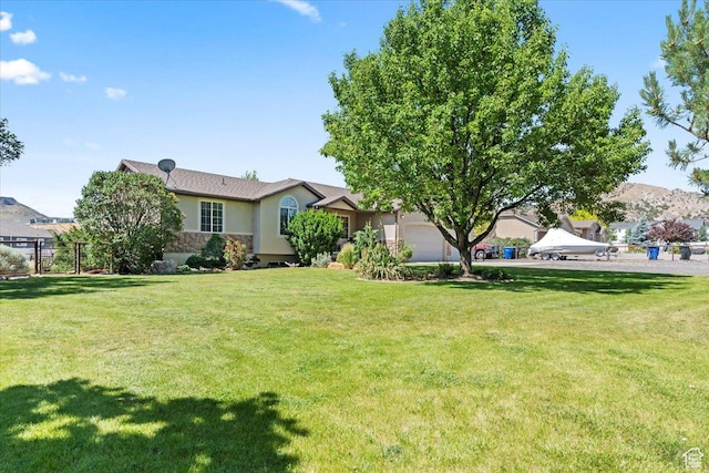 7217 W Mccuiston Ave S, Herriman, UT 84096 - view of yard featuring a garage