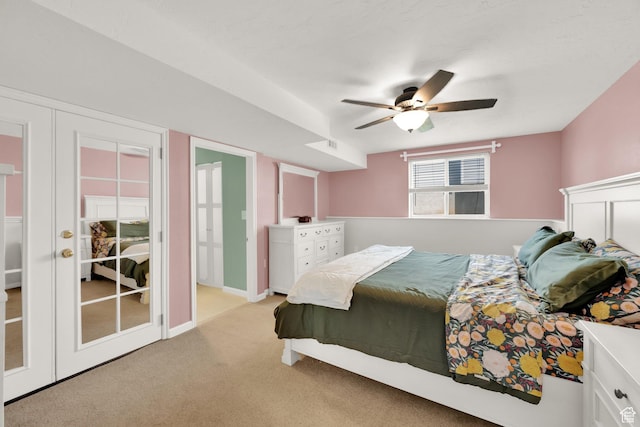 5318 S 4300 W, Hooper, UT 84315 - bedroom with light colored carpet and a ceiling fan