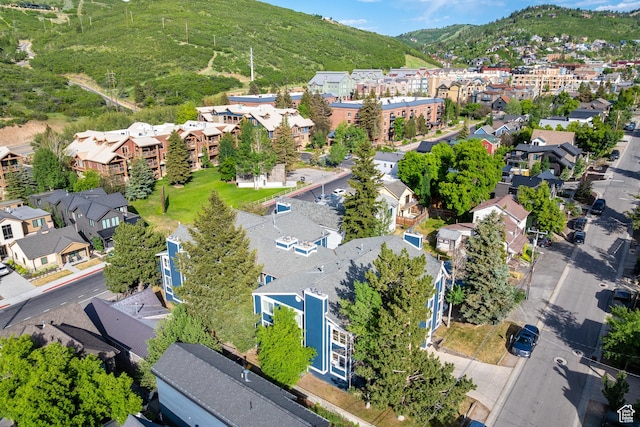 1035 Park Ave Unit 7-G, Park City, UT 84060 - aerial perspective of suburban area with a mountainous background