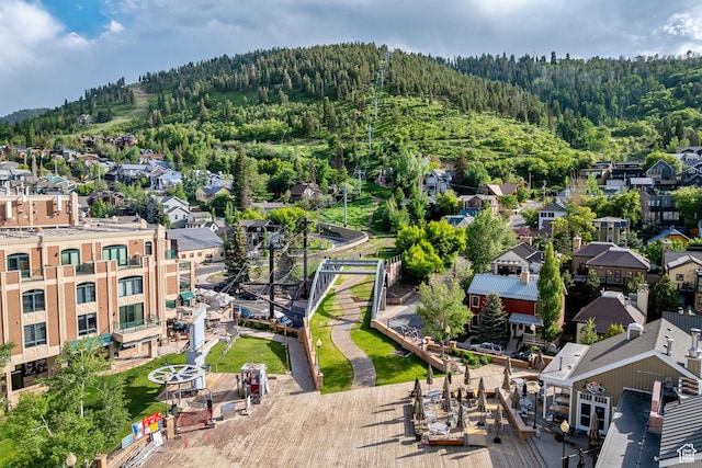 1035 Park Ave Unit 7-G, Park City, UT 84060 - aerial perspective of suburban area with a forest