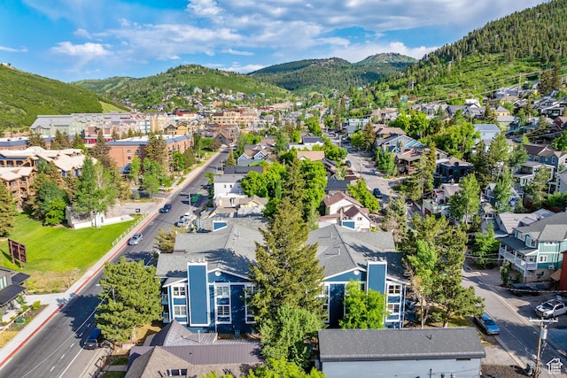 1035 Park Ave Unit 7-G, Park City, UT 84060 - aerial view of residential area with mountains