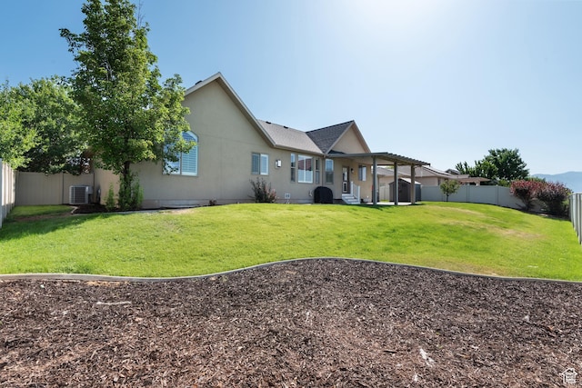 3535 W Overlook Dr, Layton, UT 84041 - back of property featuring a fenced backyard