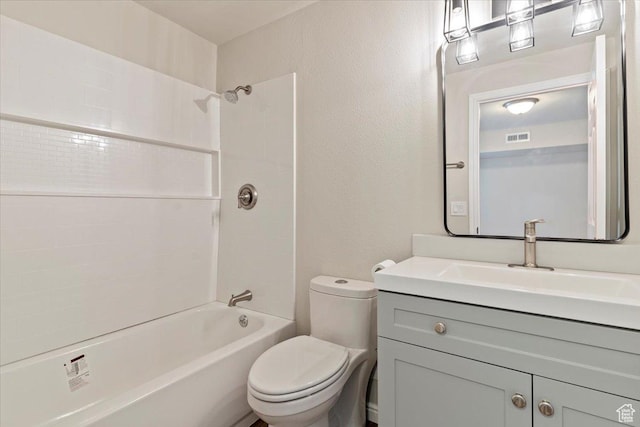 9714 S Oia Ln W, South Jordan, UT 84095 - bathroom featuring vanity, bathtub / shower combination, and a textured wall