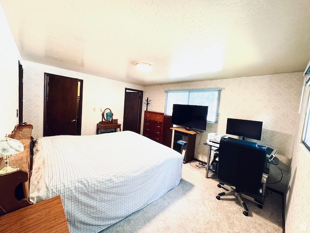 1731 E 1460 N, Logan, UT 84341 - bedroom featuring light carpet and an office area