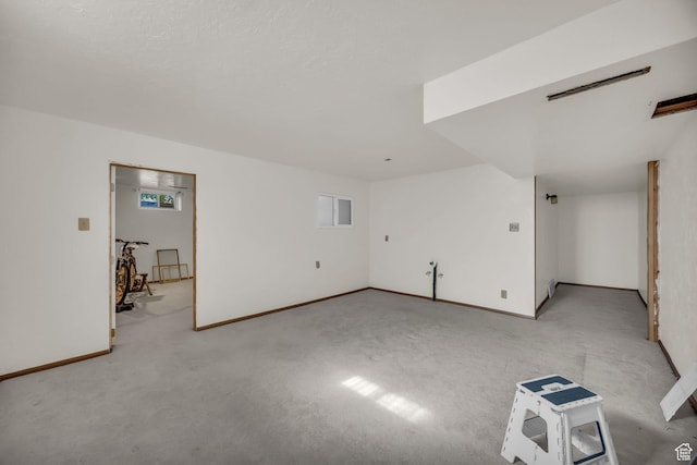 1731 E 1460 N, Logan, UT 84341 - unfurnished living room with carpet floors and baseboards