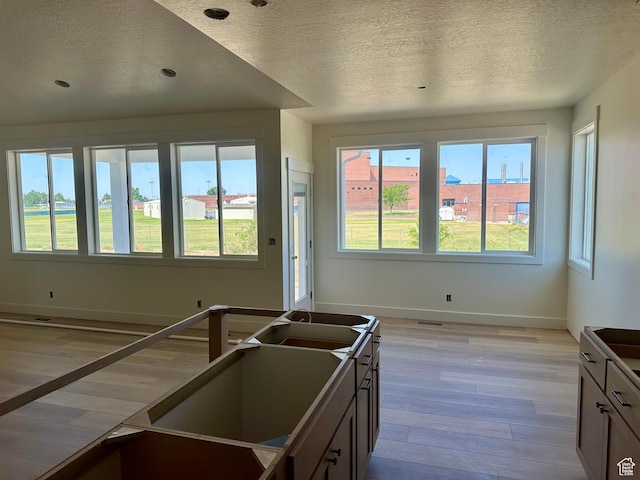 1885 N 4475 W, Plain City, UT 84404 - kitchen with a textured ceiling and light wood finished floors