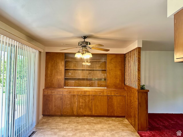 372 E 800 N, Logan, UT 84321 - unfurnished dining area with ceiling fan