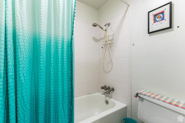 5668 S 1090 W, Murray, UT 84123 - full bath with shower / bathtub combination with curtain and toilet
