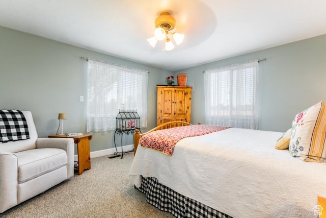 5668 S 1090 W, Murray, UT 84123 - carpeted bedroom with multiple windows and a ceiling fan