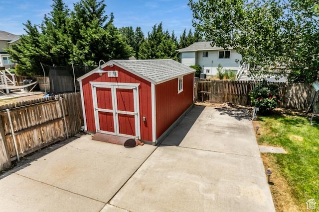 5668 S 1090 W, Murray, UT 84123 - view of shed with a fenced backyard