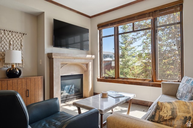 3558 Escala Ct Unit 252, Park City, UT 84098 - living room with a premium fireplace and ornamental molding
